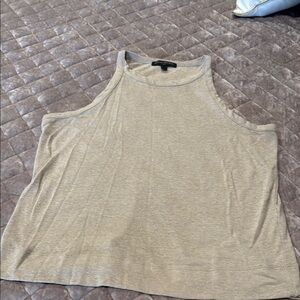 Banana Republic Tan Cream Sleeveless Tank Top